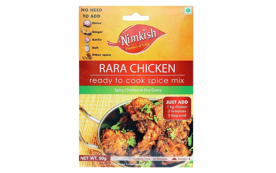 Nimkish Rara Chicken Masala    Box  50 grams